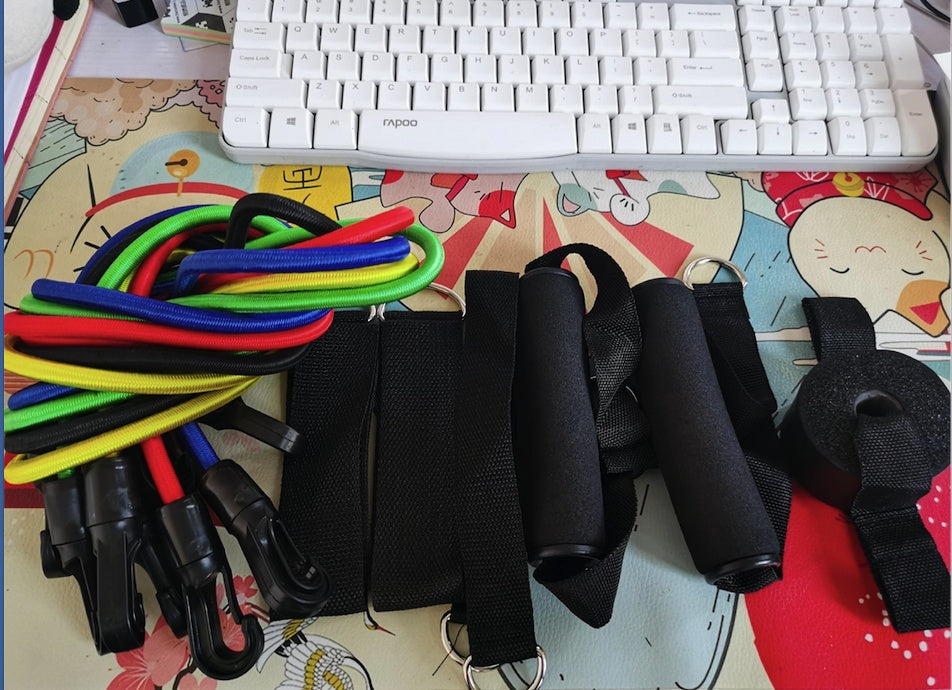 5-in-1 Portable Resistance Band Set with Handles