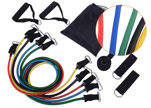 5-in-1 Portable Resistance Band Set with Handles