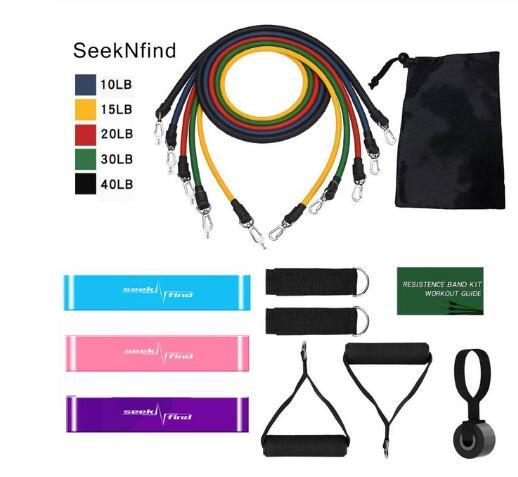 5-in-1 Portable Resistance Band Set with Handles