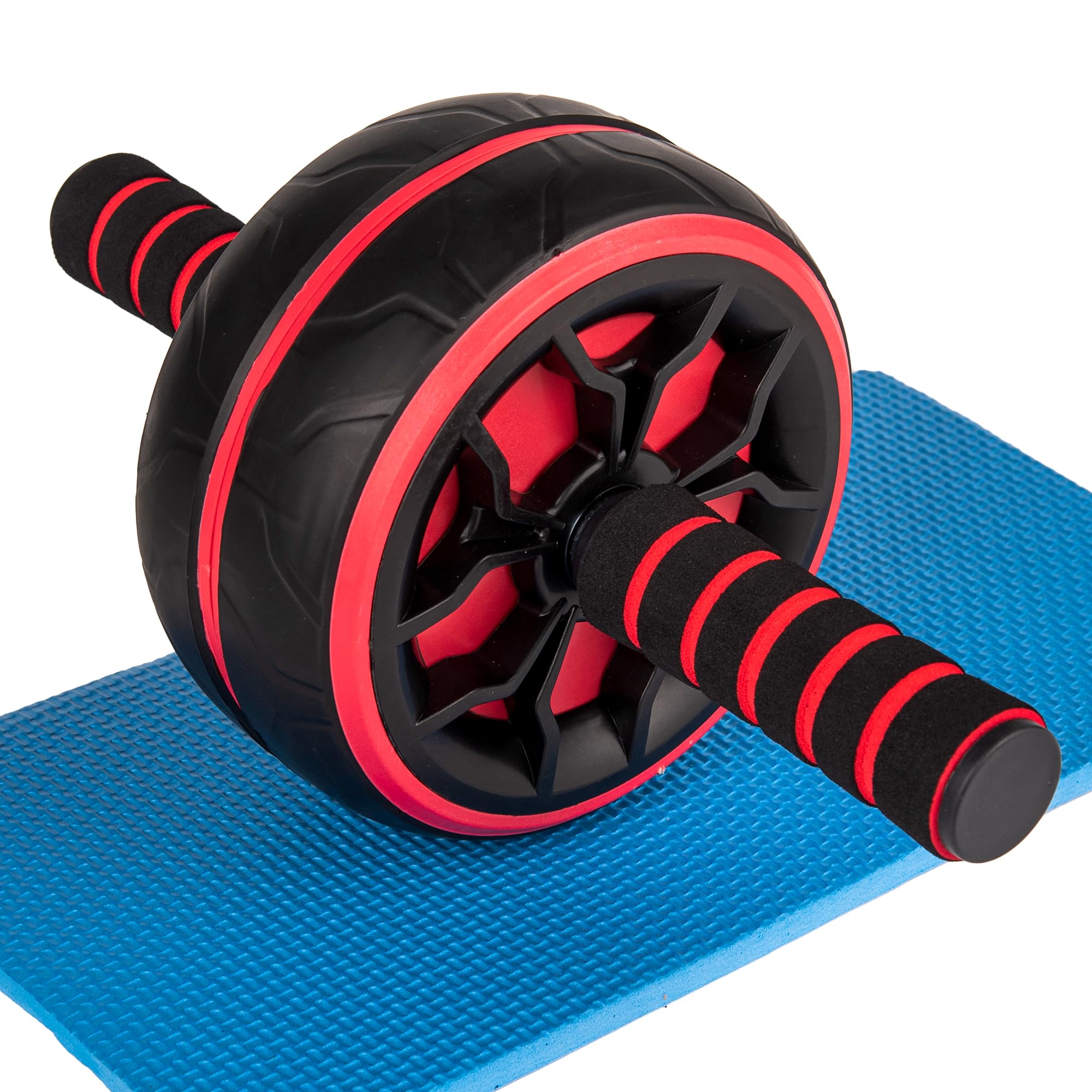 Wide Ab Roller Wheel with Knee Pad