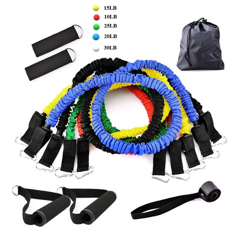 5-in-1 Portable Resistance Band Set with Handles