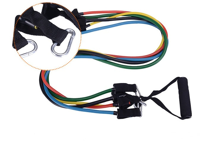 5-in-1 Portable Resistance Band Set with Handles