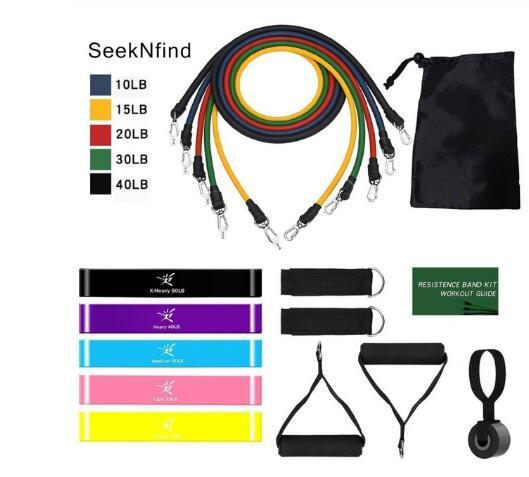 5-in-1 Portable Resistance Band Set with Handles